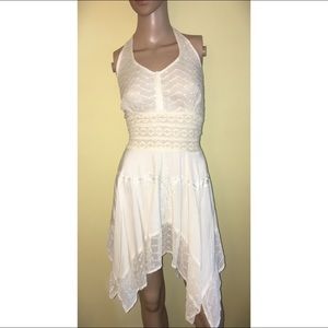 SUNDRESS KNEE LENGTH OFF WHITE SIZE SMALL
